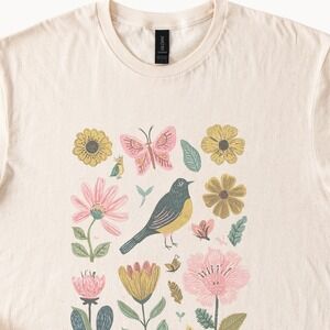 Naturalist Aesthetic Botanical Boho Tee